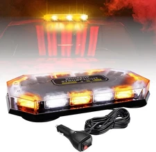 Large 16" Emergency Roof Top Strobe Light 12-24V 56LED High Visibility Warning