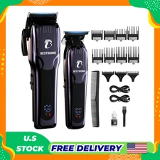 Professional Hair Clippers for Men, Professional Barber Clippers and Trimmer Set