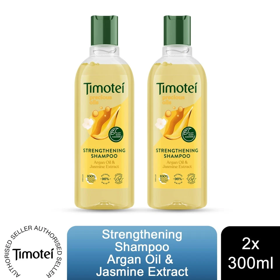 Timotei Hydrating, Strengthening & Purifying Shampoo, Conditioner, Mask, 2x300ml