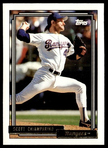1992 Topps Gold Scott Chiamparino Texas Rangers #277 - Bild 1 von 2