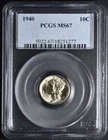 1940 Mercury Dime PCGS MS67