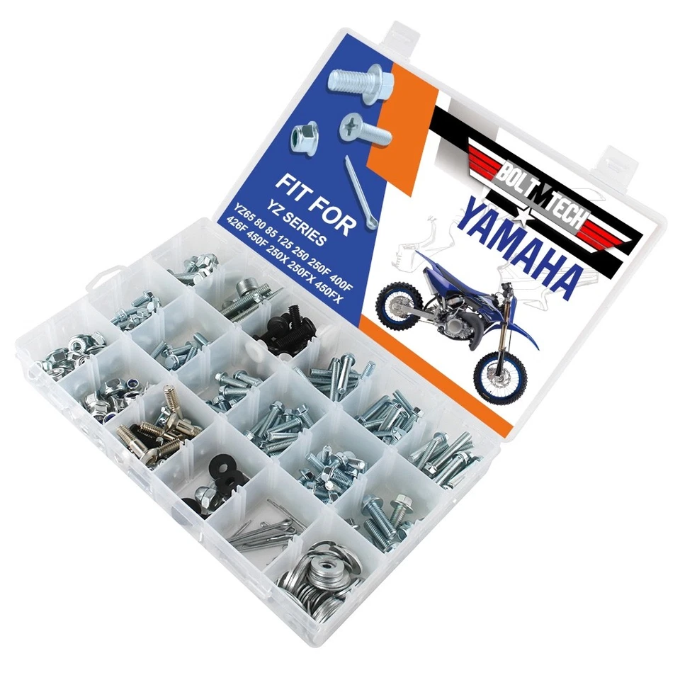 Kit de pernos Yamaha YZ 80 85 125 250 YZ85 YZ125 YZ250 carrocería plástico marco motor  Foto 3 de 4