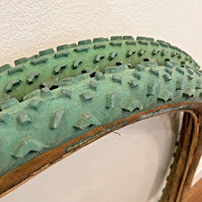 Michelin Wild Gripper Comp S Folding Mountain Bike Tires 26 Green Vintage