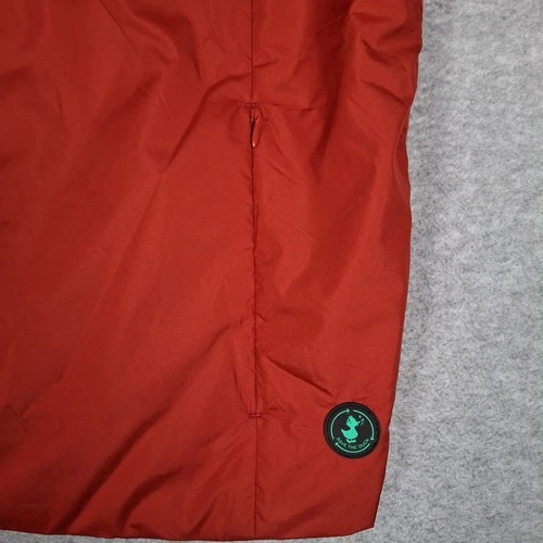 Save The Duck Tucana Vest Men XXL Burnt Orange Plumtech Eco Friendly Zip Pockets image 4