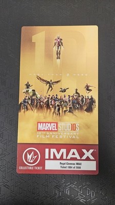 2018 Marvel Studios 10th Anniversary Film Festival Commemorative Ticket