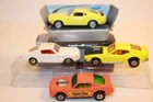 1960's-1970's Lot of 4 Vintage Matchbox / Welly Ford Mustang Fastbacks Wild Cat