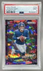 Jaxson Dart 2025 Panini Prizm #332 Purple Ice Rookie RC /225 PSA 9