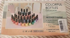 Gellen 25 Colors Gel Nail Polish Kit with Top and Base Coat Matte Top Coat NEW
