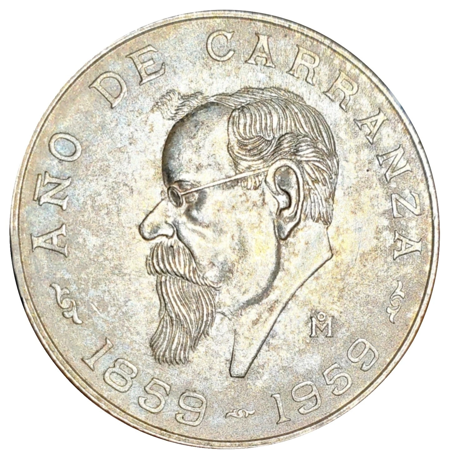 Monedas de plata 1959 mexicano