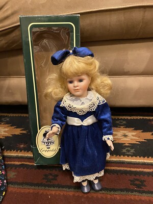 Vintage Geppeddo Porcelain Doll