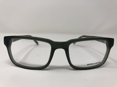 More & More Eyeglasses Frame Germany 52188 500 54-19-140 Gray Full Rim B520