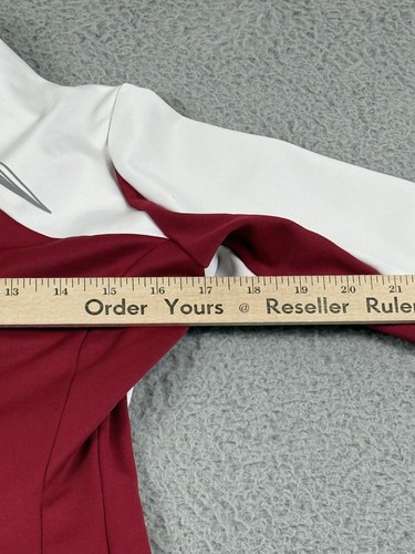 Castelli Jacket Womens S White Red Rosso Corsa Gore Windstopper Full Zip Cycling - Picture 16 of 18