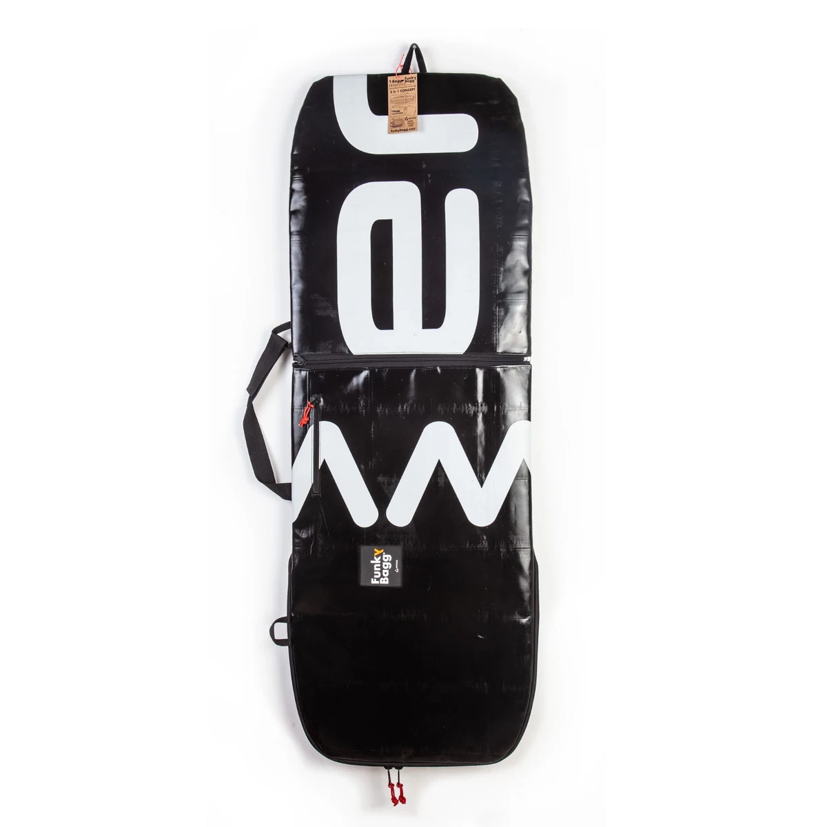 Unique T bagg T001009 Heavy duty twintip 2 in 1 travel bag Funky