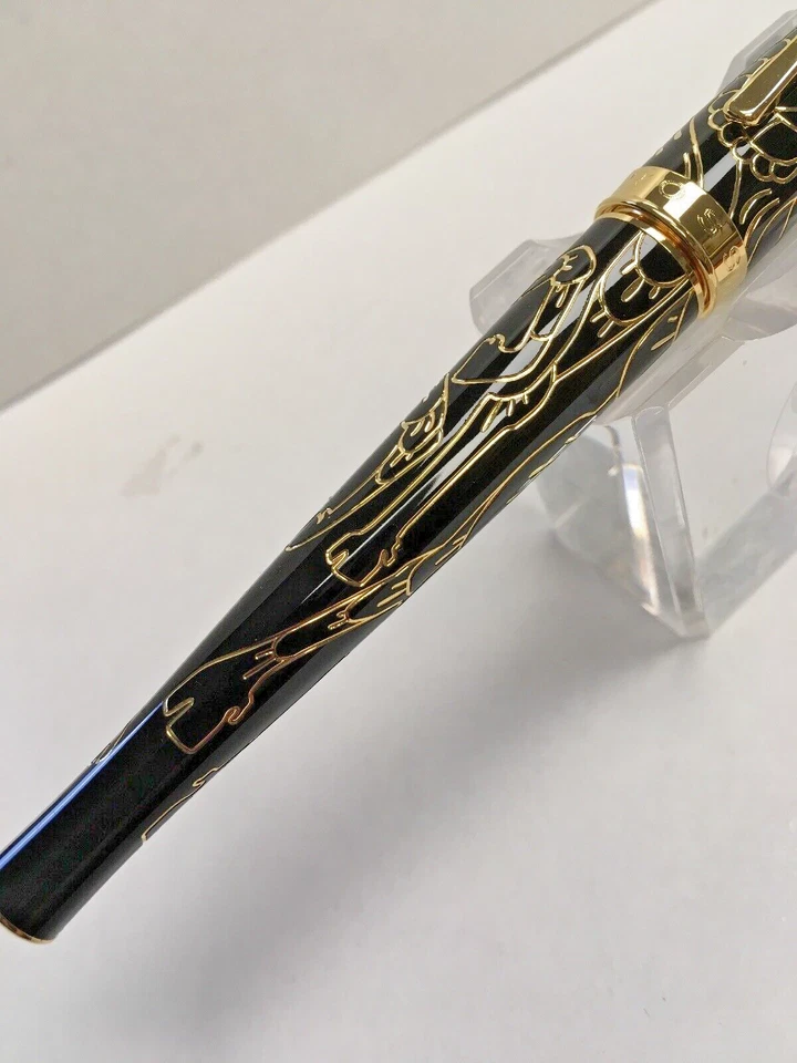 Cross Sauvage 2015 年山羊月光黑色漆面滚珠笔 — 第 3/4 张图片