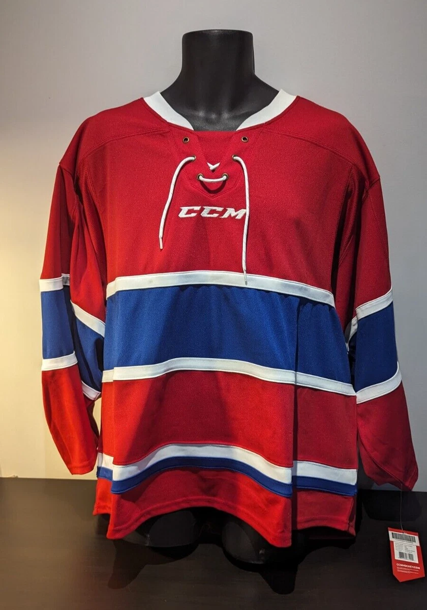CCM 8000 NHL GOALIE HOCKEY JERSEY LARGE INTERMEDIATE RED MONTREAL