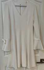 WOMENSCALVIN KLEIN LADIES WHITE DRESS SIZE 8