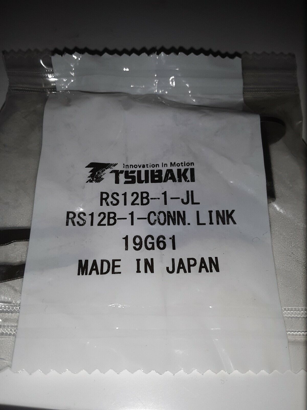 Max 85% OFF Tsubaki RS12B-1-JL Connecting Link New Easy-to-use 19G61 RS12B Chain