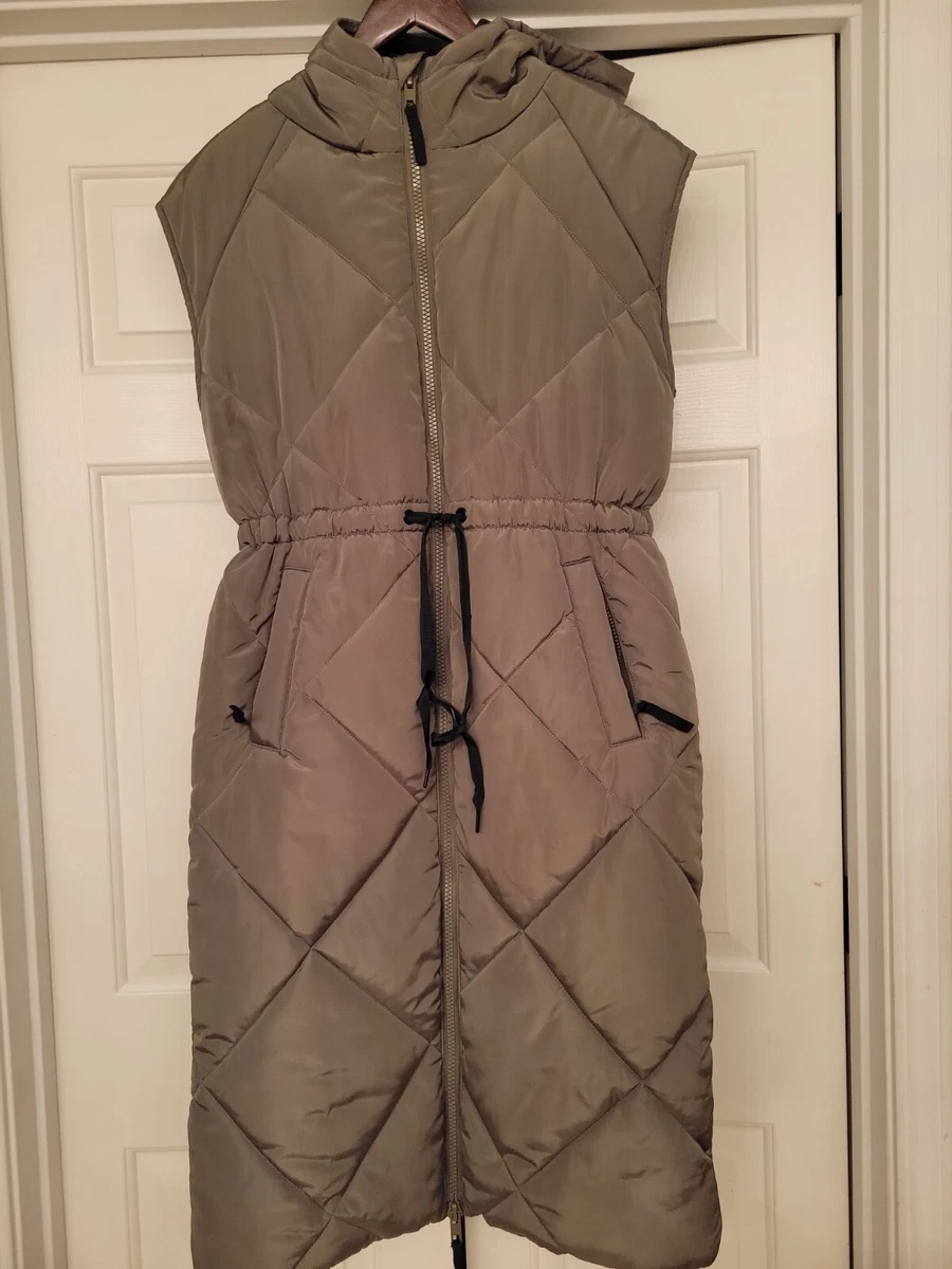 Tunic length puffer deals vest