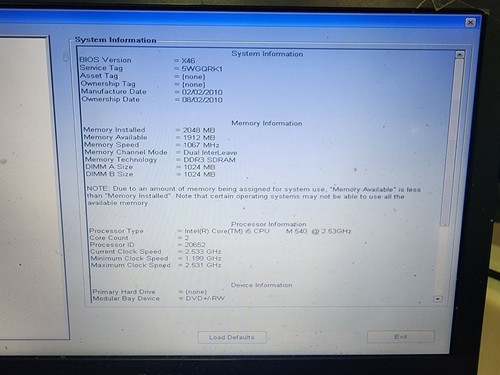 Dell LATITUDE E4310 13"" | Core i5 M540 | 2 GB RAM | SIN DISCO DURO | SIN SISTEMA OPERATIVO | GRADO C - Imagen 3 de 12