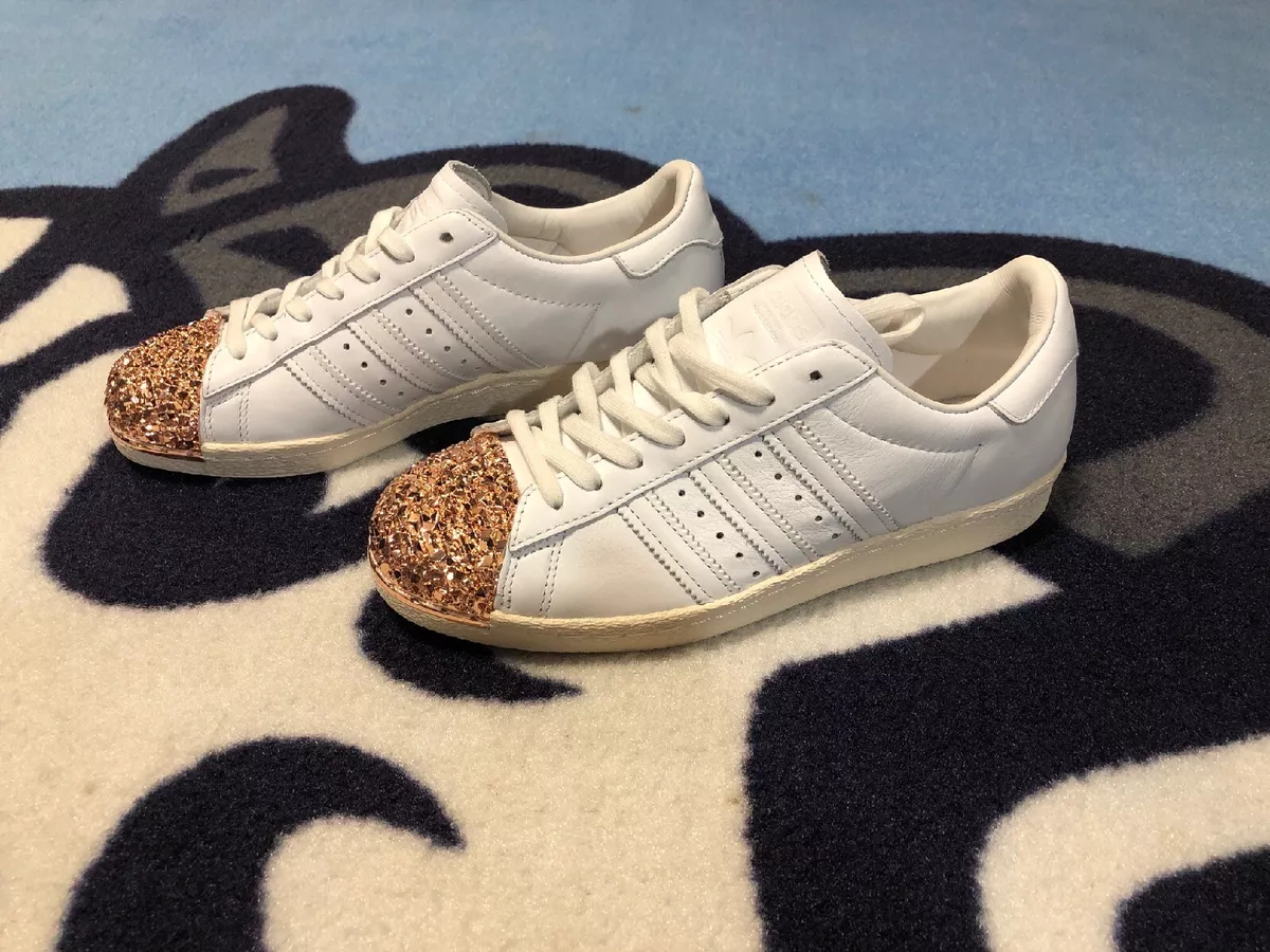 Adidas Women's Superstar with Animal Print Bling