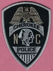 CHEROKEE NATION NORTH CAROLINA TRIBAL POLICE TACTICAL SHOULDER PATCH