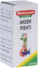 Baidyanath Akeek Pishti (10g) Ayurvedic Bhasma Cool in Nature Cardiac Tonic