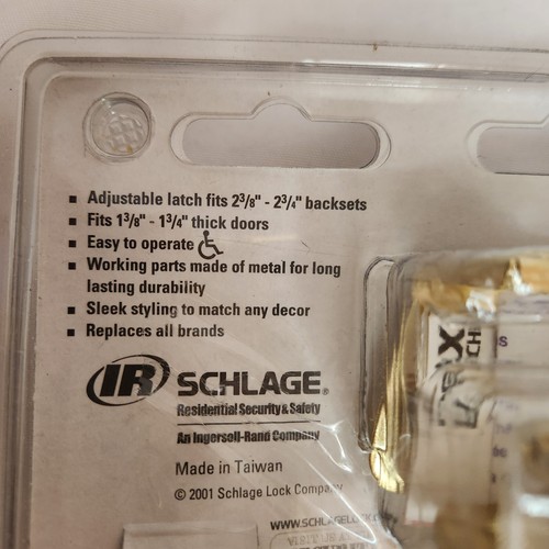 Dexter by Schlage Hall & Closet Right Hand Door Handle Set Brass J10 VLAS 605 RH - Picture 6 of 12