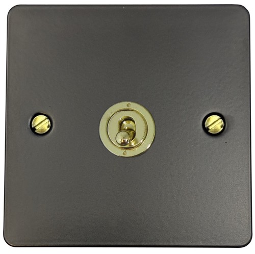 G&H Flat Plate Matt Black FFB3-PB Light Switches, Plug Sockets, Dimmer, Toggle - Picture 19 of 46