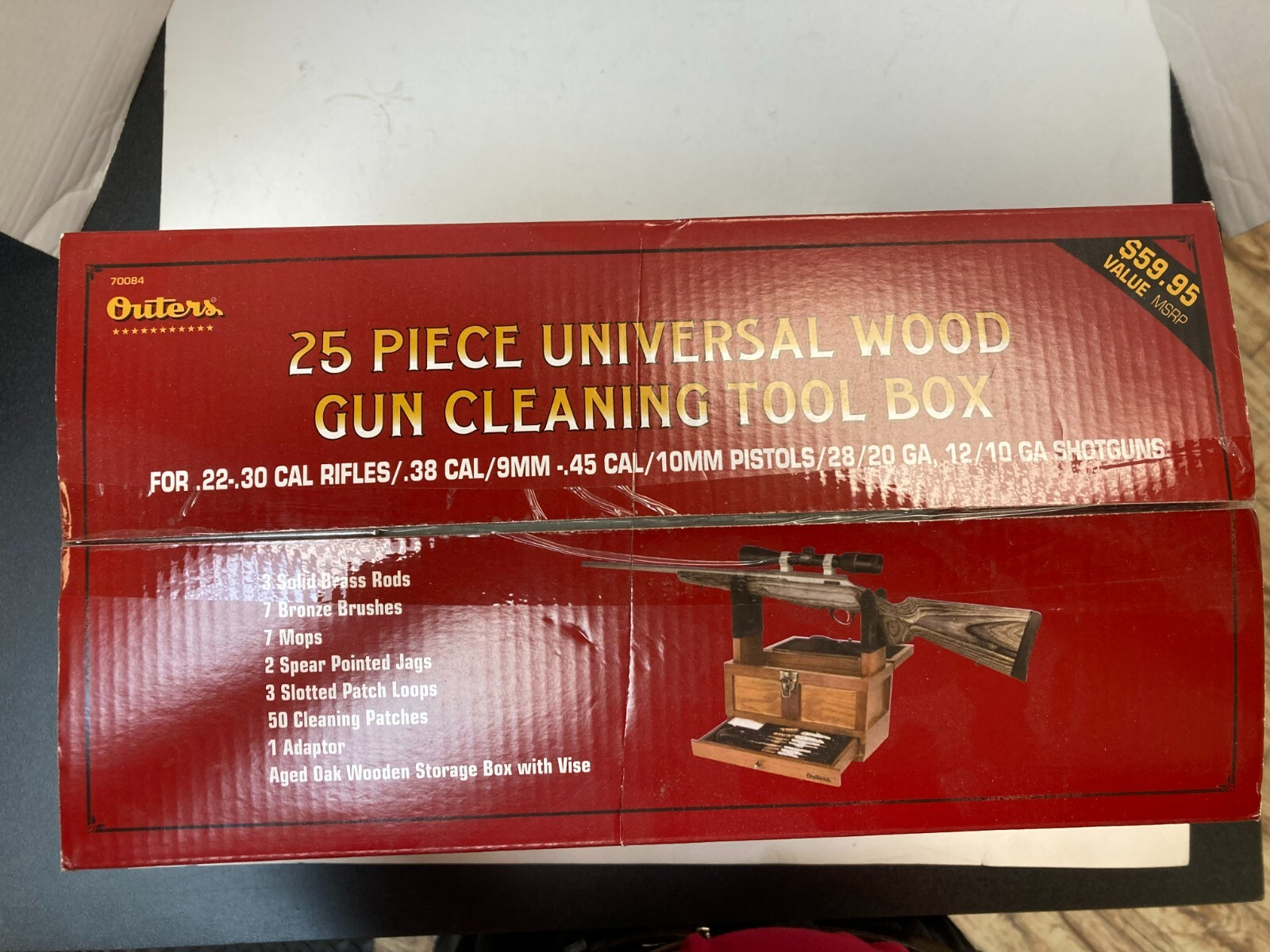 Outers 70084 Specialty Universal Gun Cleaning Kit 25 Piece