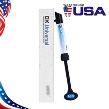 DENTEX Dental Universal Light Cure Composite Resin A3.5 Shade 4g/Syringe USA