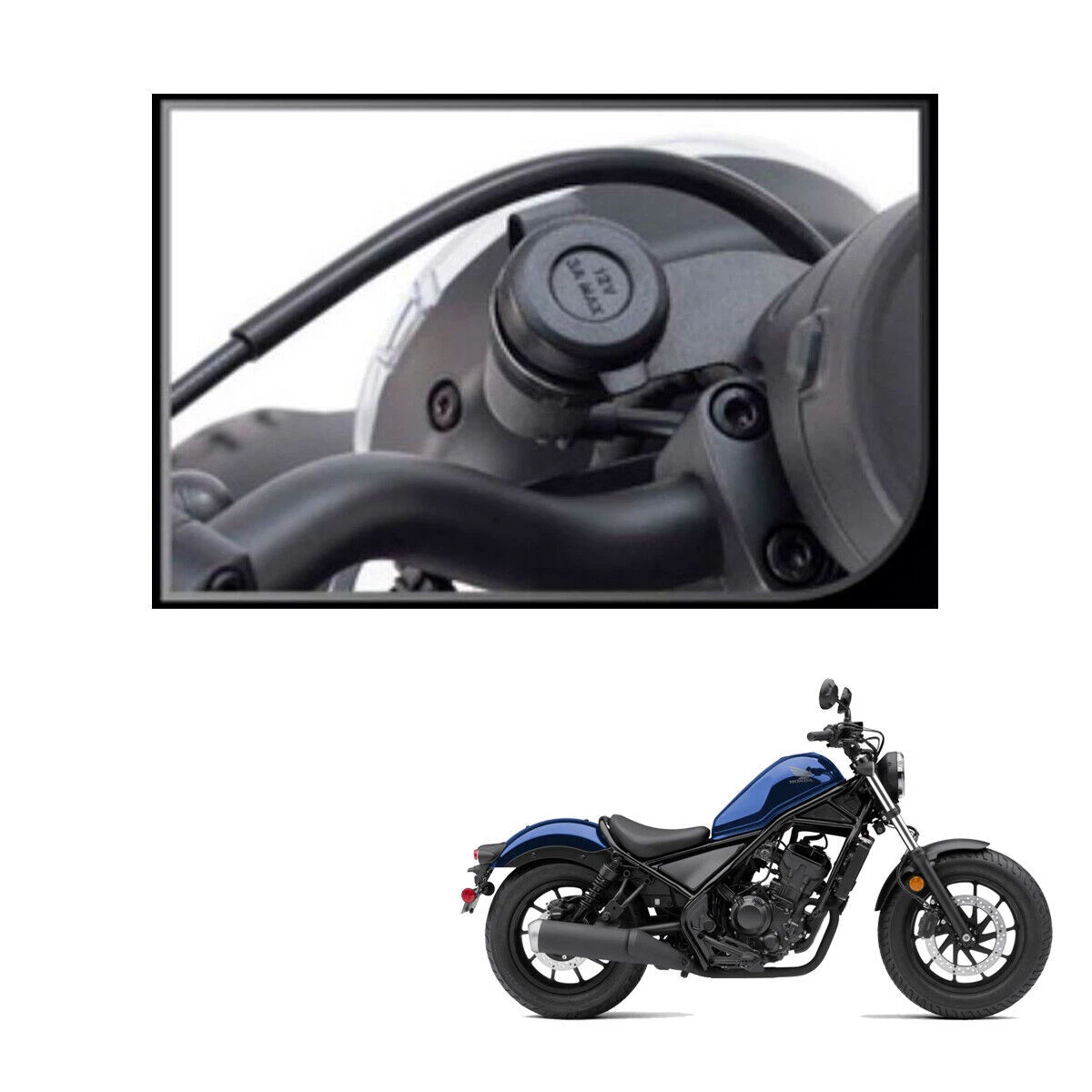 Fits Honda Rebel 300 CMX500 2020 23 Kit Accessories Socket