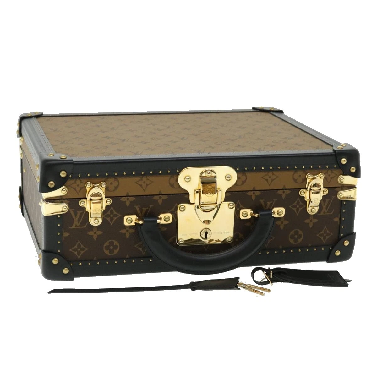 LOUIS VUITTON Monogram Reverse Canvas Cotteville 40 Trunk M20085  