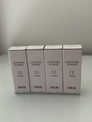 4 x 10ml New Christian Dior Capture Totale Le Serum (New in Box)