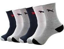 6 Pairs Mens Athletic Crew Socks Casual Work Comfort Sports Cushion Performance