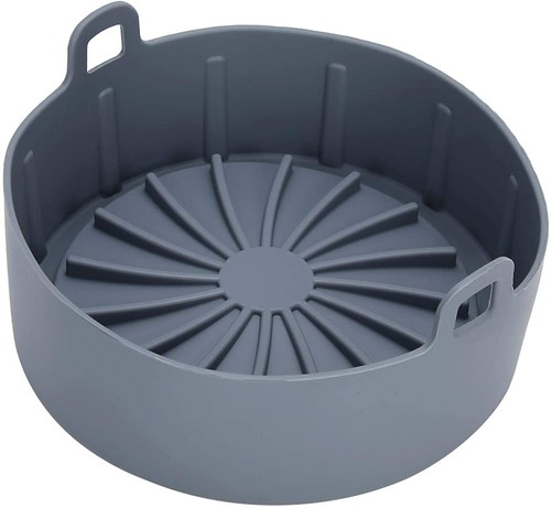 2PCS Air Fryer Silicone Pot Baking Basket Non Stick Reusable Liners Microwavable - Picture 7 of 14