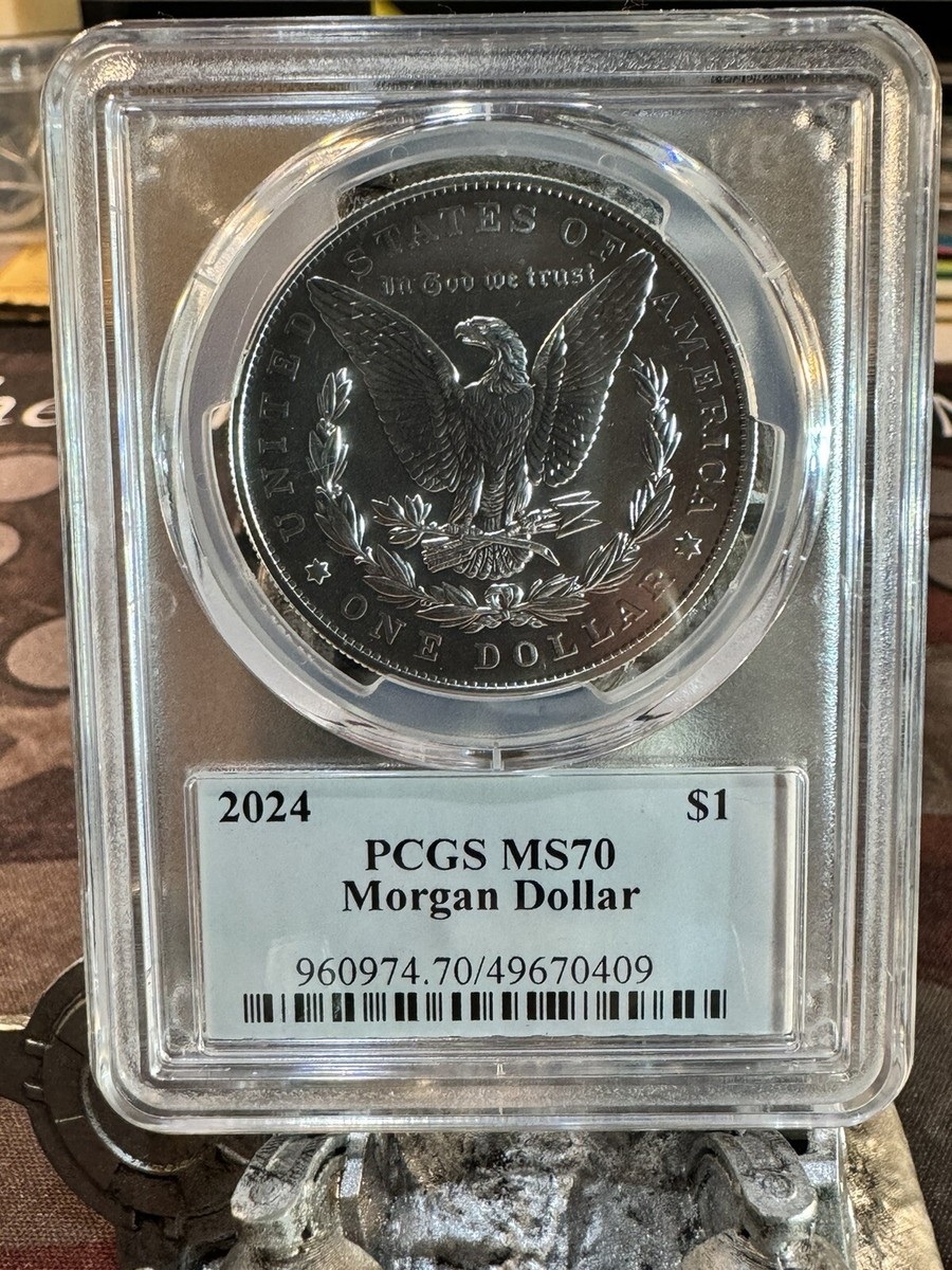 INFINITY LABEL 🔥2024 PCGS ULTRA BREAKS MS70 MORGAN SILVER LEGENDS