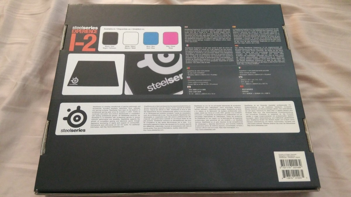 RARE Steelseries Experience I-2 Tempered Glass Gaming Mousepad
