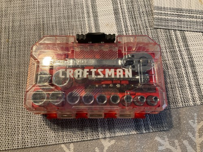 #ad #ad Craftsman 24 Pc 1 4quot; Drive Ratchet amp; Socket Set SAE CMMT81747 $22.99