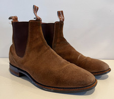 RM Williams Havana Suede Comfort Craftsman Boots 8.5G US 9.5