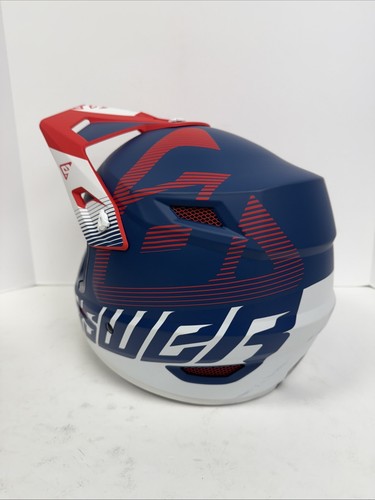 Answer AR1 V2 Bold Helmet Red/White/Blue Small - Picture 4 of 9