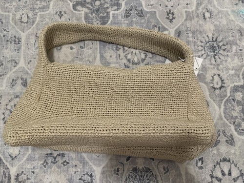 COS SLOUCHY TOTE BAG RAFFIA Neu