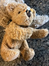 Russ Buzz Teddy Bear with Honey Bee on Nose Plush Stuffed Animal
