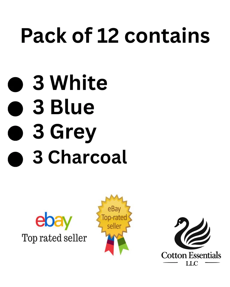 Toalla de baño de lujo (paquete de 12) 24"" * 44" para el hogar, lavado de autos, niños Foto 2 de 4