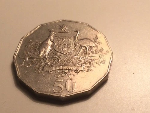2001 Australia 50 Cents — photo from the most recent tracked eBay sale