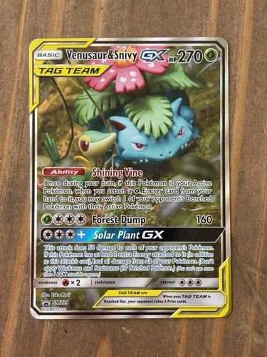 Pokémon TCG Venusaur & Snivy GX SM229