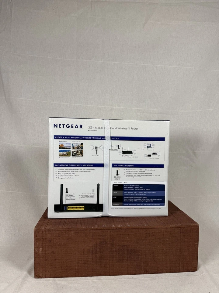 Netgear MBRN3000 3G+ UMTS Mobile Broadband Wireless-N Router NIB - Image 2 of 3