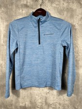 Vineyard Vines Boys Medium Blue Sankaty Quarter-Zip Performance Pullover