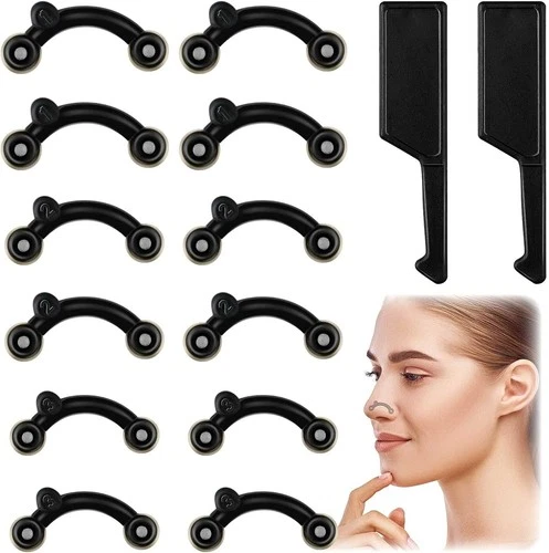 2 Sets Nose up Lifting Shaper Clip Clipper Nose Shaper Nose up Lifter Inserts Sh - product listing photo