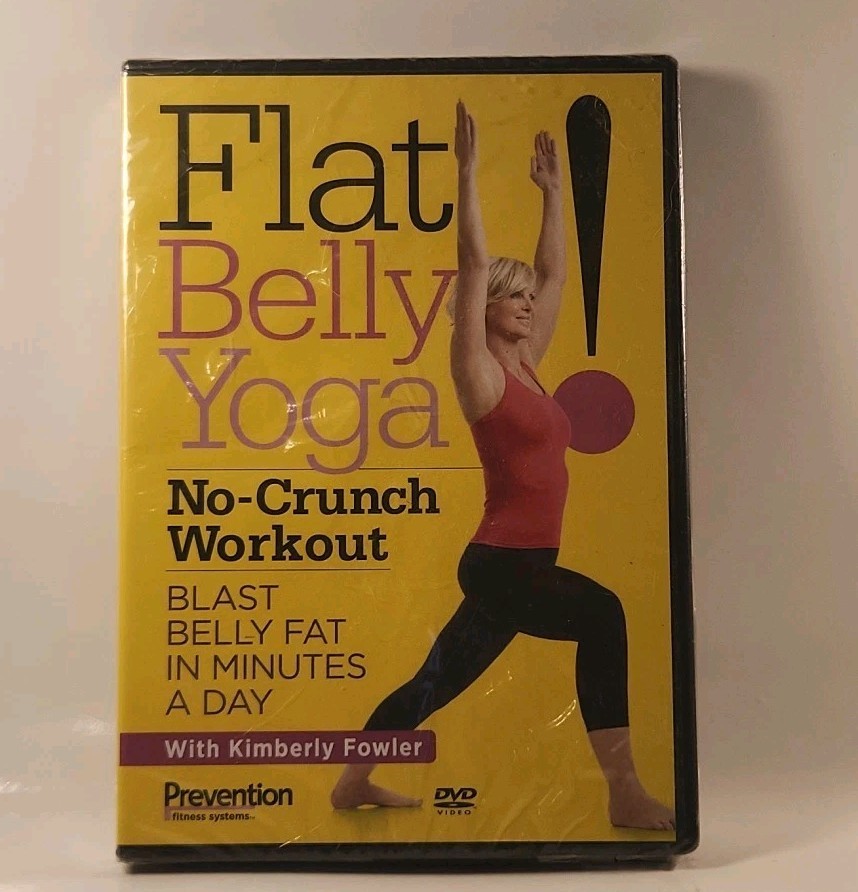 Flat Belly Yoga - No-crunch Workout (DVD,  2013) NEW w1s2 1793