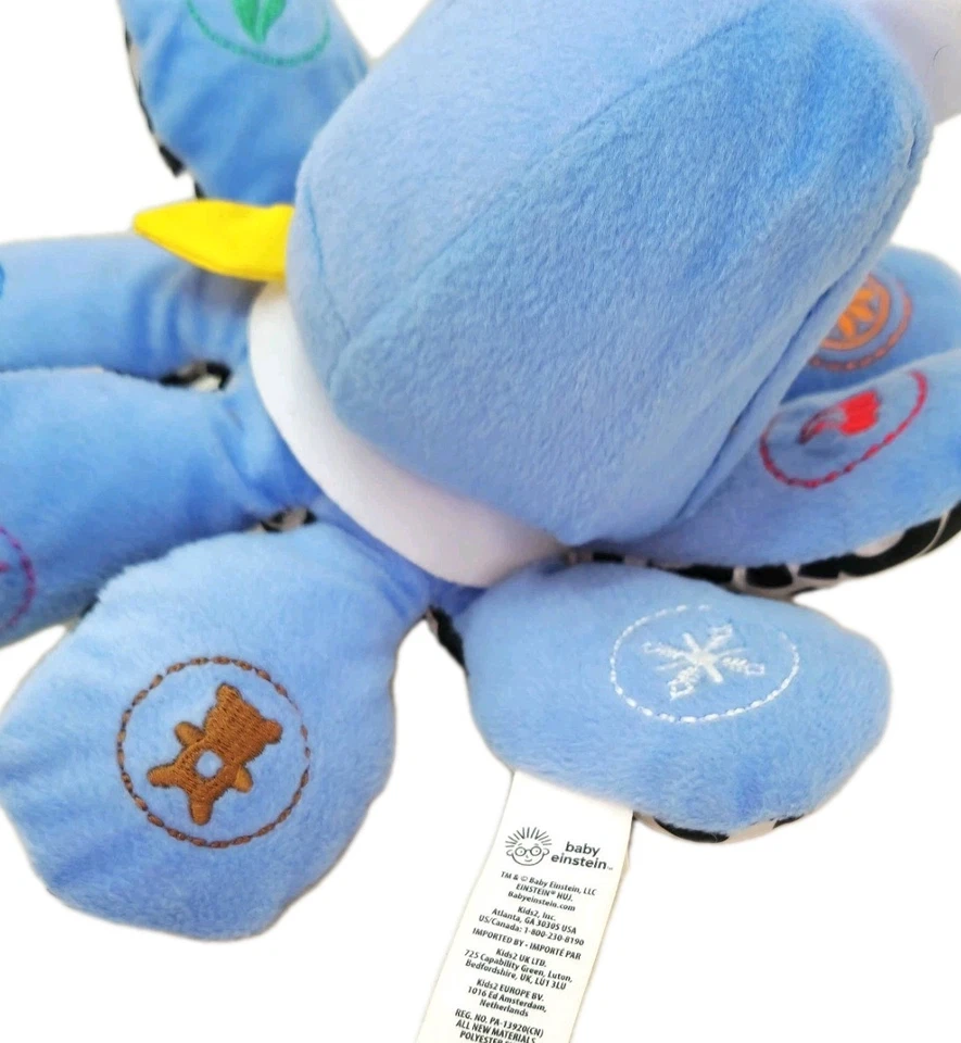 Juguete sensorial musical para bebé Baby Einstein Octoplush peluche suave (Octoplush) Foto 3 de 4